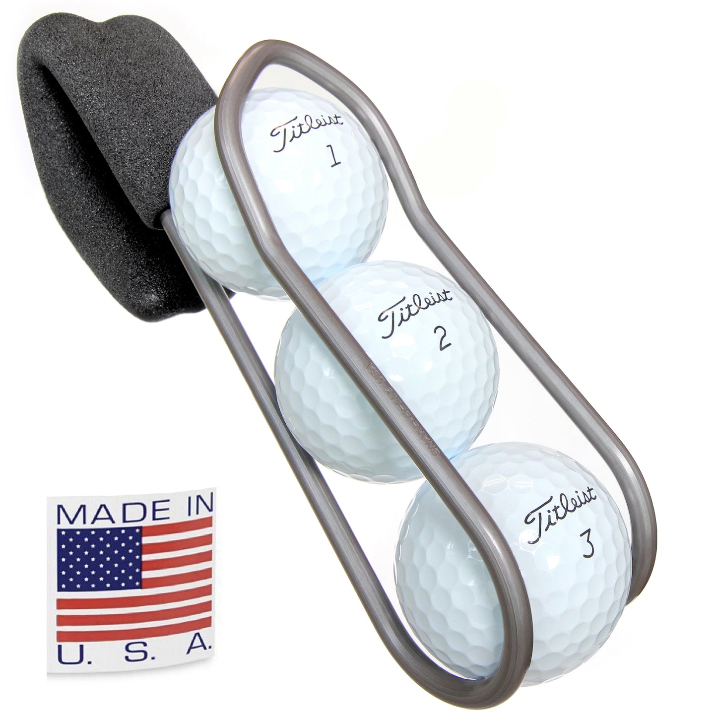 Snakebelly Golf Ball Holder, golf gift for men