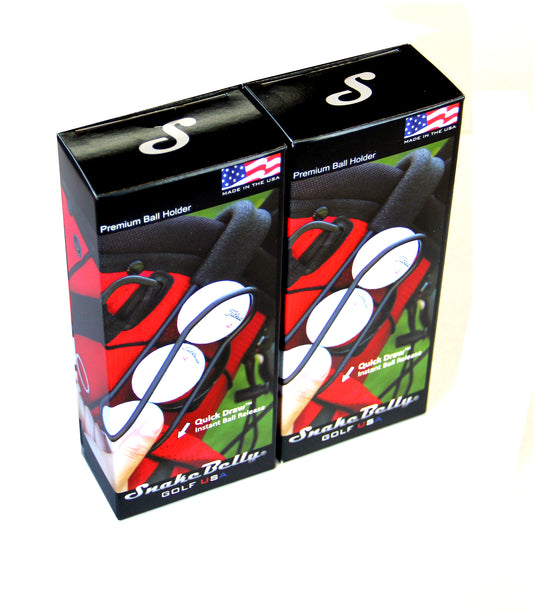 Snakebelly Golf Ball Holder - Golf Outing Gift Pack (2pcs)