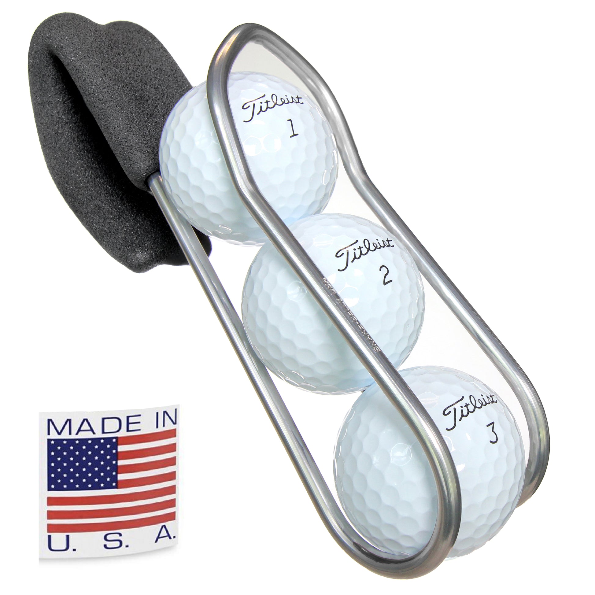 Snakebelly Golf Ball Holder, golf gift for men