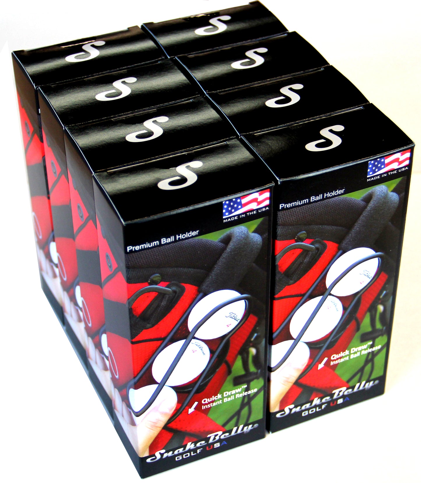 Snakebelly Golf Ball Holder - Golf Outing Gift Pack (8pcs)